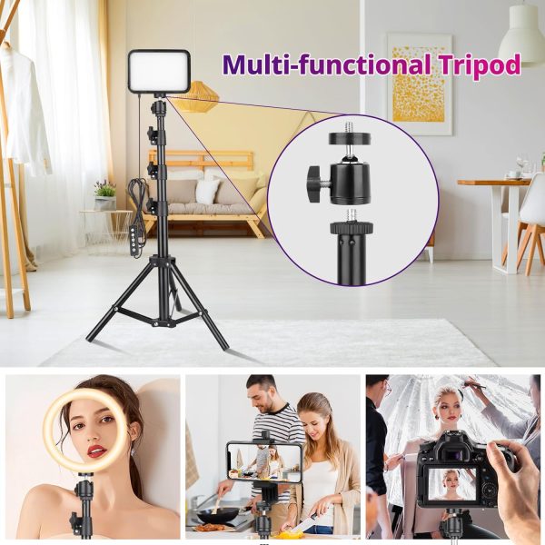 Torjim RGB Photography Video Lighting, Studio Lights with Adjustable Tripod Stand - 16 Color Lighting for Video Recording/YouTube/TikTok/Live Streaming/Make up/Vlogging - Image 5